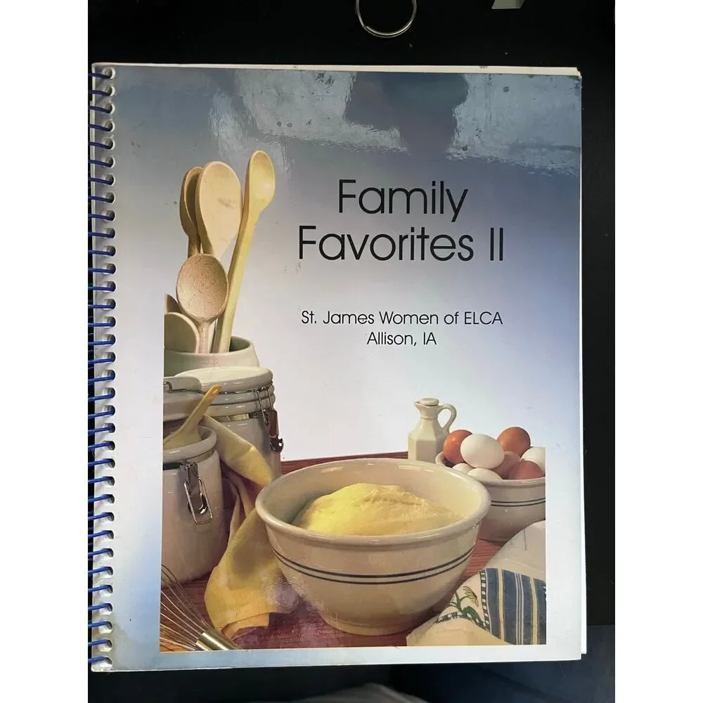 Family favorites to St. James women of ELCA cookbook